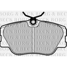 BBP1042 BORG & BECK Комплект тормозных колодок, дисковый тормоз