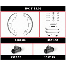 SPK 3182.06 ROADHOUSE Комплект тормозов, барабанный тормозной механизм