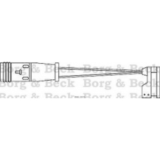 BWL3076 BORG & BECK Сигнализатор, износ тормозных колодок