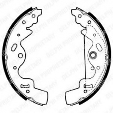 LS1941 DELPHI Комплект тормозных колодок