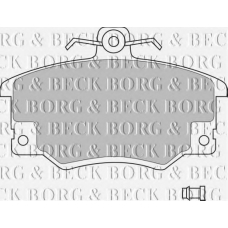 BBP1410 BORG & BECK Комплект тормозных колодок, дисковый тормоз