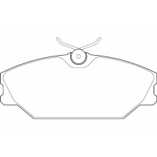 WBP23172A WAGNER LOCKHEED Комплект тормозных колодок, дисковый тормоз