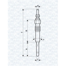 062900085304 MAGNETI MARELLI Свеча накаливания