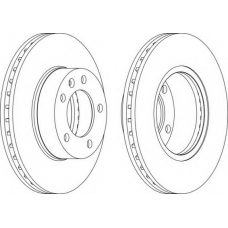 DDF1217C FERODO Тормозной диск