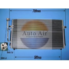 16-1325 AUTO AIR GLOUCESTER Конденсатор, кондиционер