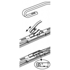 EU-521 NWB Щетка стеклоочистителя