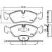 2119003 TEXTAR Комплект тормозных колодок, дисковый тормоз