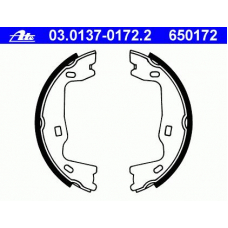 03.0137-0172.2 ATE Комплект тормозных колодок, стояночная тормозная с