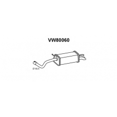 VW80060 VENEPORTE Глушитель выхлопных газов конечный