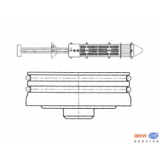 8FT 351 197-381 HELLA Осушитель, кондиционер