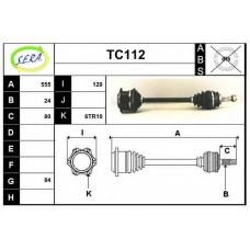 TC112 SERA Приводной вал