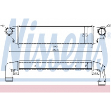 96741 NISSENS Интеркулер