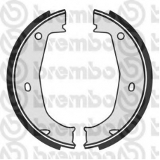 S 06 508 BREMBO Комплект тормозных колодок, стояночная тормозная с