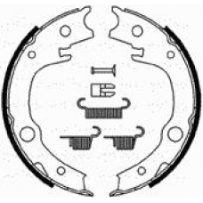 153-443K CIFAM Комплект тормозных колодок, стояночная тормозная с
