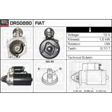 DRS0880 DELCO REMY Стартер