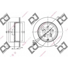 BD1416 DJ PARTS Тормозной диск