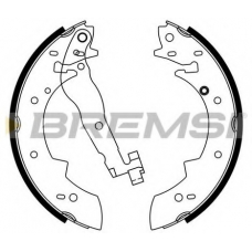 GF0419 BREMSI Комплект тормозных колодок