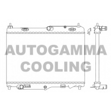 105774 AUTOGAMMA Радиатор, охлаждение двигателя