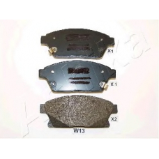50-0W-W13 Ashika Комплект тормозных колодок, дисковый тормоз