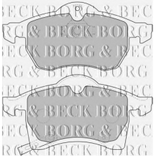 BBP1612 BORG & BECK Комплект тормозных колодок, дисковый тормоз