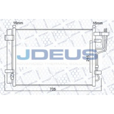 765M09 JDEUS Конденсатор, кондиционер