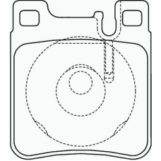 P 50 017 BREMBO Комплект тормозных колодок, дисковый тормоз