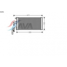 IV6096 AVA Теплообменник, отопление салона