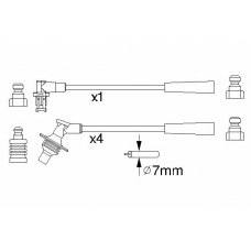 0 986 357 230 BOSCH Комплект проводов зажигания