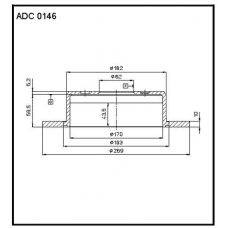 ADC 0146 Allied Nippon Гидравлические цилиндры