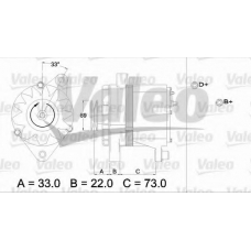 436236 VALEO Генератор