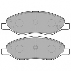 LP3169 DELPHI Комплект тормозных колодок, дисковый тормоз