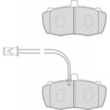 FSL4197 FERODO Комплект тормозных колодок, дисковый тормоз