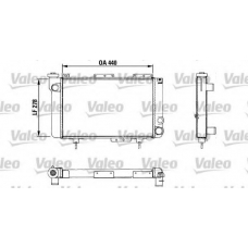 883463 VALEO Радиатор, охлаждение двигателя