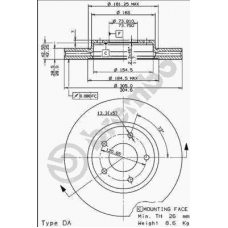 09.7731.10 BREMBO Тормозной диск