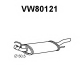 VW80121 VENEPORTE Глушитель выхлопных газов конечный