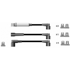 LS-37/190 CHAMPION Ккомплект проводов зажигания