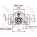 BWD110 TRW Колесный тормозной цилиндр