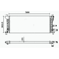 RM0497 EQUAL QUALITY Радиатор, охлаждение двигателя