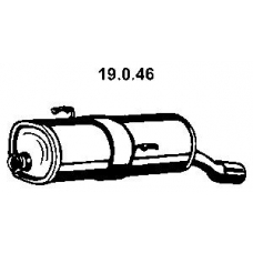 19.0.46 EBERSPACHER Глушитель выхлопных газов конечный