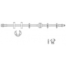 516984 KAWE Тормозной шланг