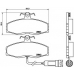 P 24 014 BREMBO Комплект тормозных колодок, дисковый тормоз