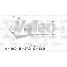 433441 VALEO Генератор