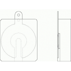 MGB704 MINTEX Комплект тормозных колодок, дисковый тормоз