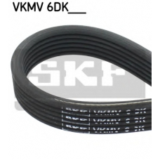 VKMV 6DK1225 SKF Поликлиновой ремень