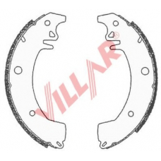629.0579 VILLAR Комплект тормозных колодок
