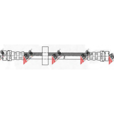 SL 3698 ABS Тормозной шланг