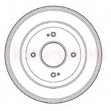 329061B BENDIX Тормозной барабан