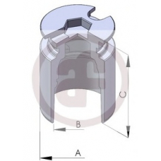 D025122 AUTOFREN SEINSA Поршень, корпус скобы тормоза