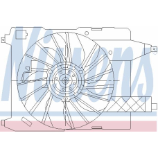 85515 NISSENS Вентилятор, охлаждение двигателя