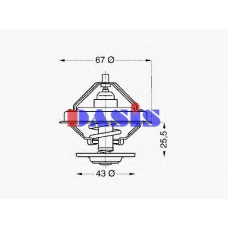 751874N AKS DASIS Термостат, охлаждающая жидкость